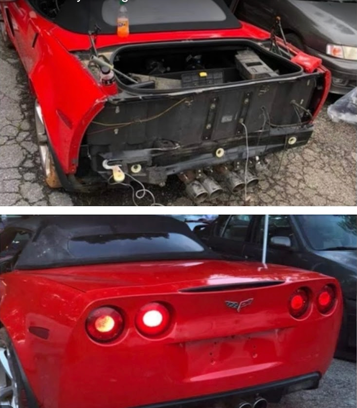 Corvette sports car precision repair work